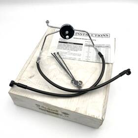 48938-10 Harley-davidson Oem Diamond-black Lower Dual Disc Brake Line 96-07 Touring