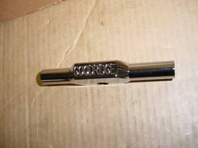 Item-15534 Harley-davidson Goodridge Brake Line Tee 3/8-24 Chrome 15534