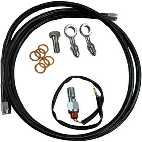 Bhk-040-b Hawg Halters Inc Extended Rear Brake Line Installation Kit