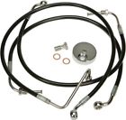 Hd-0305-bk Harddrive Inch Braided Brakeline Kit For Black