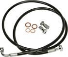 Hd-0802-bk Harddrive Vinyl Brake Line Kit Black Harley Cross Bones Flstsb