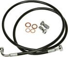 Hd-0804-bk Harddrive Vinyl Brake Line Kit Black Harley Cross Bones Flstsb