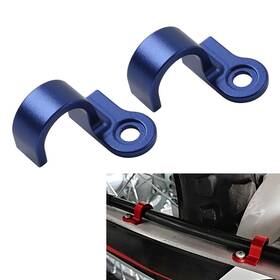 Hkseller-au 323456480678 2x Rear Brake Hose Clamp Line Guide Blue For Honda Crf250l Crf300l Rally Crf230m