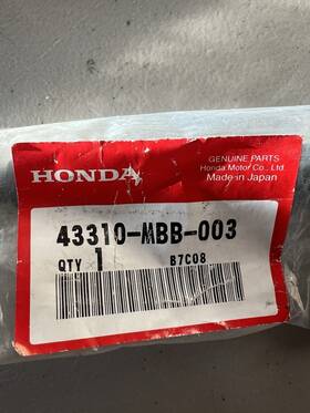 43310-mbb-003 Honda 1998 Super Hawk 1000 Oem Rear Brake Line Hose