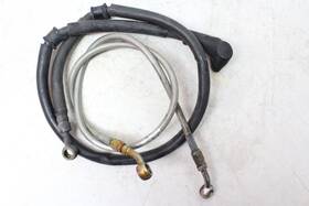 45126-mn8-671 Honda 88-91 Hawk Gt 650 Nt Oem Front Brake Caliper Hoses Lines