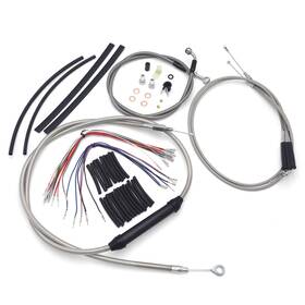 Fm-tghd-heck005-cd6 Httmt Handlebar Extended Lines 12 Inch For Dyna Wide Glide Fxdwg 2007-2011 Except 2009