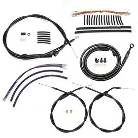 Ibhfxbdzx57 Ironbrotherhood 14 Inch Handlebar Extended Can-bus Wiring Clutch Brake Line For Harley Fxstd 07-10