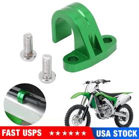 C13120402-d Jfg Racing 2pcs Rear Brake Line Hose Snap Clamp Fit For Kawasaki Kx250f Kx450f Dirt Bike