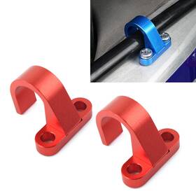 Kabusikikaisya-kawausa 550738559900 2x Rear Brake Hose Clamp Guide For Yamaha Yz125 250 Yz250f Yz450f Yz85 03-22 Red