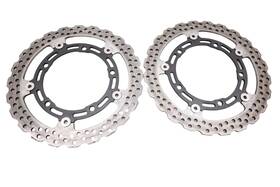 41080-0710-11i Kawasaki 20 Z900 Front Brake Rotors Discs Zr900 Abs