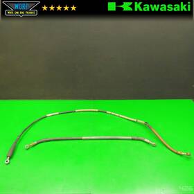 43059-1472 Kawasaki 1989 Kx80 Front Rear / Back Brake Line Lines Hoses Pipes Oem 88-89