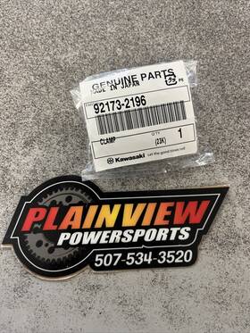 92173-2196 Kawasaki Original Oe Oem Genuine Brake Line Clamp 2020-2024 Kx250 92173-2196 Kawasaki Original Oe Oem Genuine Brake Line Clamp 2020-2024 Kx250
