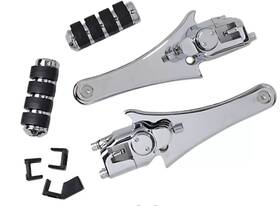 4353 Kuryakyn New Adjustable Passenger Pegs For Harley Davidson Touring Bikes