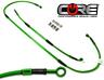 Kx65-tg-brake-lines-2000 Kawasaki Brake Lines Front Rear Translucent Green Stainless Steel
