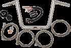 La-7312kt1-61 La Choppers Ape Hanger Handlebar Kits Stainless Braided