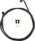 La-8100b19m La Choppers Brake Cable Midnight Braided Ape