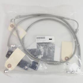 La-8011b-16 La Choppers 1741-4351 15-19 Touring Silver Brake Lines Cable