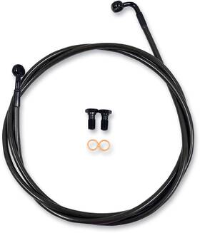 La-8006b16m La Choppers Brake Cable Midnight Braided 15-17 Inch Ape La-8006b16m La Choppers Brake Cable Midnight Braided 15-17 Inch Ape