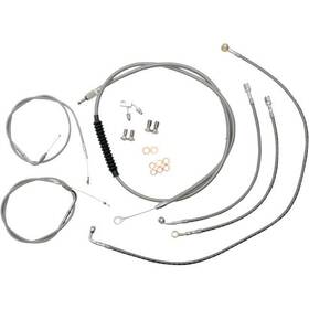 La-8052kt-16 La Choppers Cable/brake Line Kit - 15-17 Inch Ape Hangers Stainless