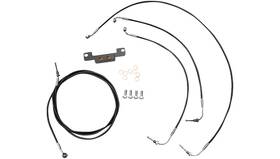 La-8058kt-08b La Choppers Standard Cable/brake Line Kit - Fits Mini Ape Hanger