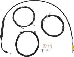La-8058kt-13b La Choppers Handlebar Cable/brake Line Kit - 12 Inch 14 Ape Hanger