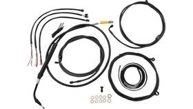 La-8058kt2-19m La Choppers Complete Handlebar Cable And Brake Line Kit - 18 Inch -2