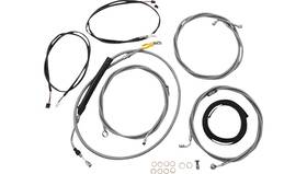 La-8058kt3-13 La Choppers Complete Plug And Play Cable Kit - 12 Inch -14 Abs