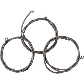 La-8059b19 La Choppers Stainless Steel Brake Line Kit - 18 Inch -20 Ape Hangers