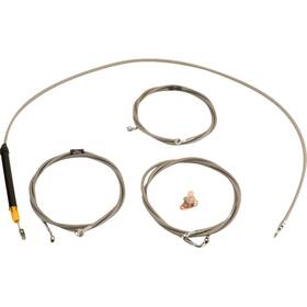 La-8059kt-19m La Choppers La-8059kt-19 Standard Handlebar Cable/brake And Clutch Line/wire Kit