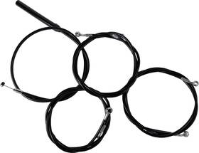 La-8059kt2-08b La Choppers - Handlebar Cable/brake Line Kit Complete Stock Handl