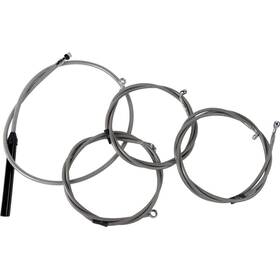 La-8059kt2-13 La Choppers Complete Handlebar Cable And Brake Line Kit - 12 Inch -14