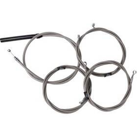 La-8059kt2-19 La Choppers Stainless Complete Brake Line Kit 18-20 Inch Apes 23-25 Touring