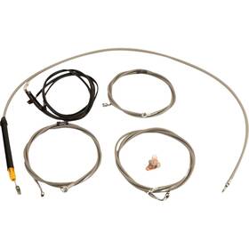 La-8059kt3-16 La Choppers Complete Plug And Play Cable Kit - 15 Inch -17 Stain