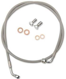 La-8130b16 La Choppers Stainless Steel Brake Line Kit 1741-4195 Silver La-8130b16 La Choppers Stainless Steel Brake Line Kit 1741-4195 Silver