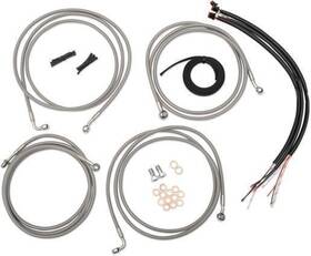 La-8140kt2-16 La Choppers Complete Handlebar Cable/brake And Clutch Line/wire Kit La-8140kt2-16 La Choppers Complete Handlebar Cable/brake And Clutch Line/wire Kit