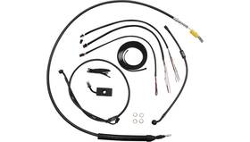 La-8155kt2-19m La Choppers Complete Handlebar Cable/brake And Clutch Line/wire Kit