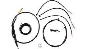 La-8156kt2-19m La Choppers Complete Handlebar Cable/brake And Clutch Line/wire Kit