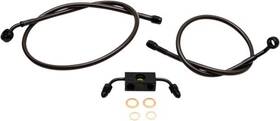 La-8211b13m La Choppers Brake Lines - 12 Inch 14 Ape Hanger Handlebars Midnight