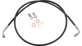 La-8220b13b La Choppers 12 Inch -14 Black Braided Brake Line Kit Harley Davidson Dyna Switchback La-8220b13b La Choppers 12 Inch -14 Black Braided Brake Line Kit Harley Davidson Dyna Switchback