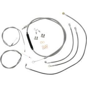 La-8220kt-16 La Choppers Cable/brake Line Kit - 15-17 Inch Ape Hangers Stainless