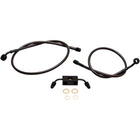 La-8231b13m La Choppers Midnight Brake Lines - Fxdf Abs Closeout La-8231b13m La Choppers Midnight Brake Lines - Fxdf Abs Closeout