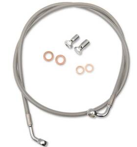 La-8310b16 La Choppers Stainless Steel Brake Line Kit - 15 Inch -17 Ape Hangers