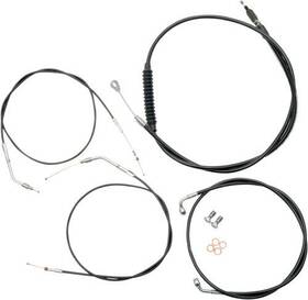 La-8310kt-13b La Choppers Handlebar Cable/brake Kit Black 12 Inch -14 Ape Hangers