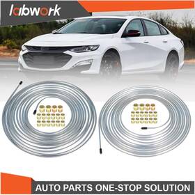 Tl20855q Labwork Brake Line Tubing Kit 25 Ft. 3/16 And 1/4 With Fittings Zinc-coated