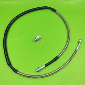 59480-02b00 Lyk Front Braided Brake Line Hose For Suzuki Rm80 Rm80s 1986 1987 1988 1989-1995