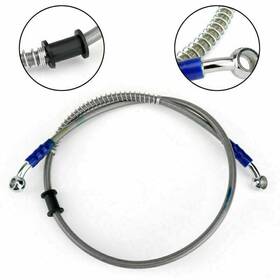 Bll-073 Madhornets 90cm/35 Inch M10 Brake Oil Hose Line Banjo Fitting Stainless Steel End