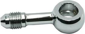 1703-55 Magnum Universal Brake Line 12mm An-3 Banjo 180 Degree Bend Chrome