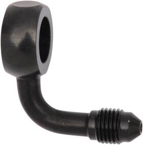1704-53 Magnum Universal Brake Line 12mm An-3 Banjo 90 Degree Bend Black