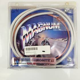 1741-0737 Magnum Sterling Chromite Ii 64 Inch Front Brake Line Kit Fits For Harley