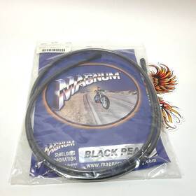 1741-1017 Magnum Shielding Braided Universal Brake Line 60 Inch Black Pearl 4560